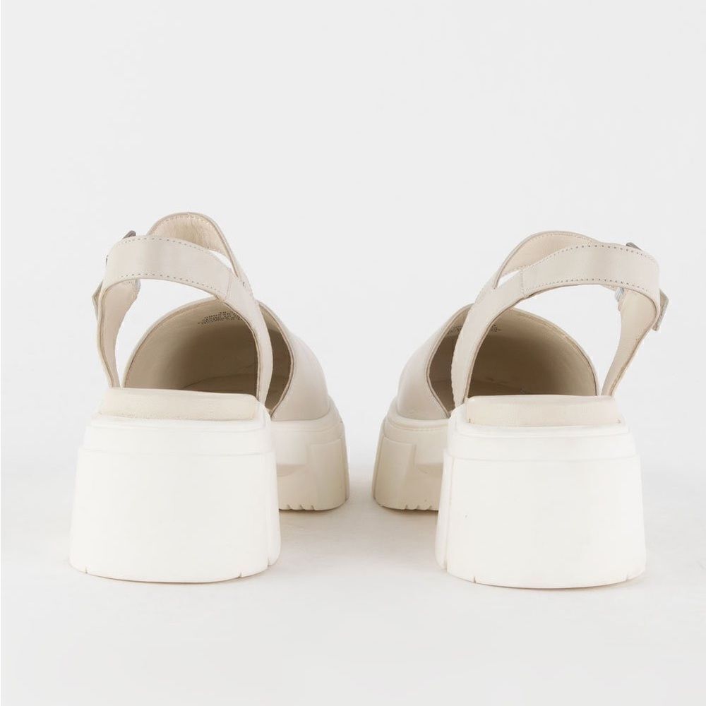 NWOT Free People Shoes Milan Mary Jane Platform Pump Size 37 Beige Cream - Picture 9 of 10